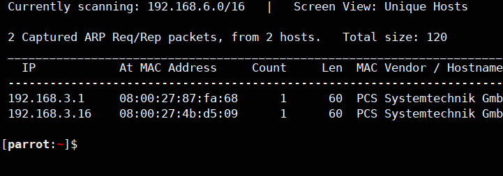 Netdiscover